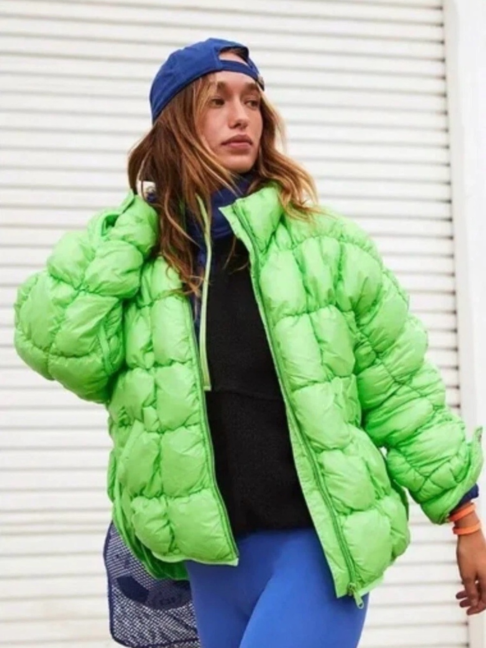 Free People Movement Green Oversized Puffer Jacket - Women